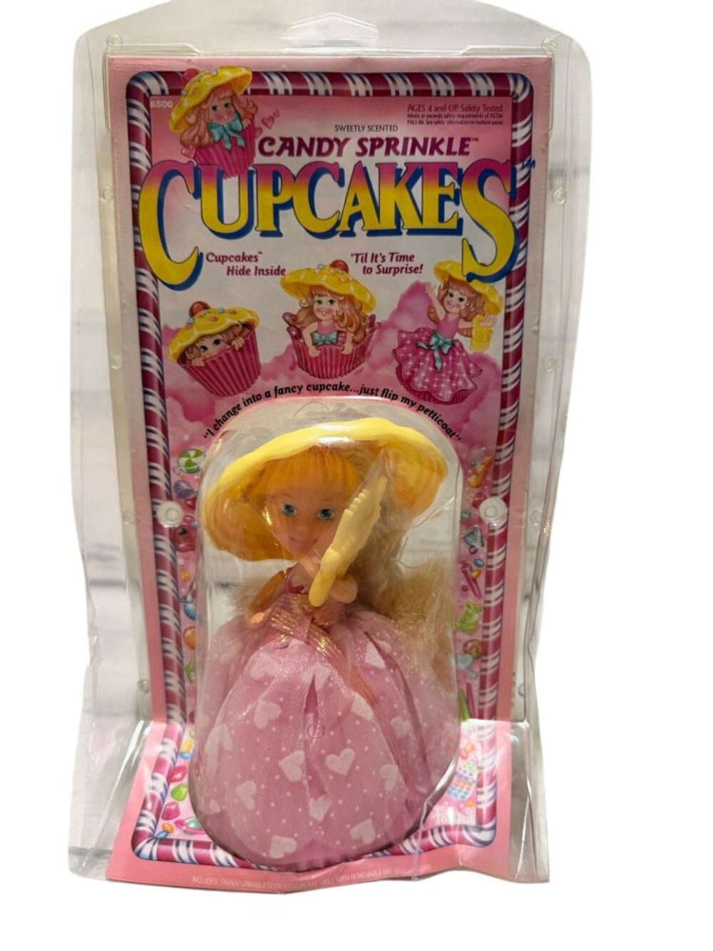 Candy Sprinkle Cupcakes Doll Tonka 1990 Sweetly Scented Transformable Toy NIB